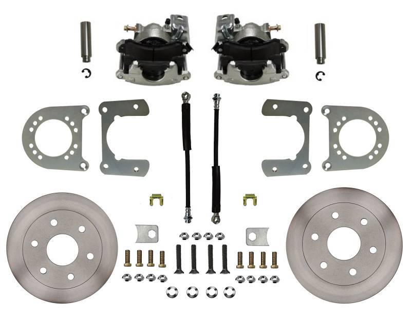 Leed Brakes RC6001 Rear Disc Brake Conversion Kit for Chevy C10 1963-1987 with 11.625-Inch Solid Rotors and 1-Piston Caliper