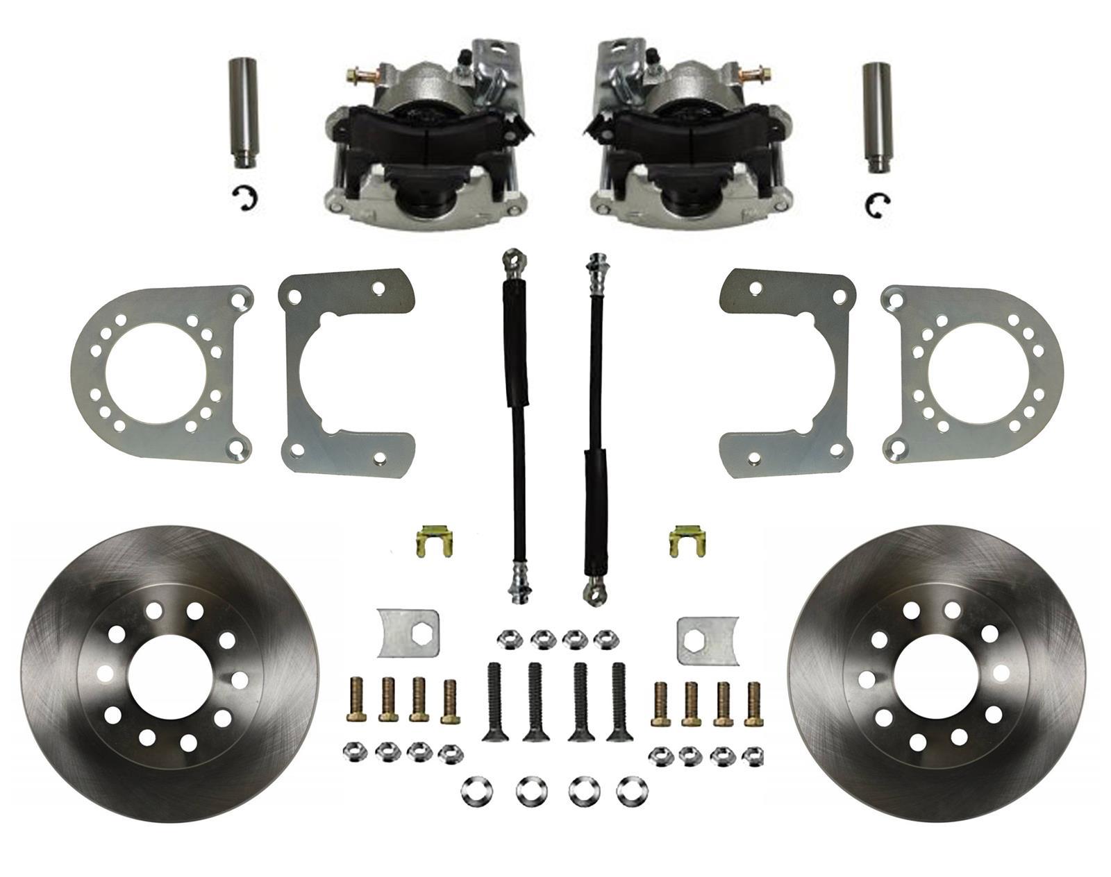 Leed Brakes RC6002 Rear Disc Brake Conversion Kit for 1963-1987 Chevy C10 with 5-Lug Wheels
