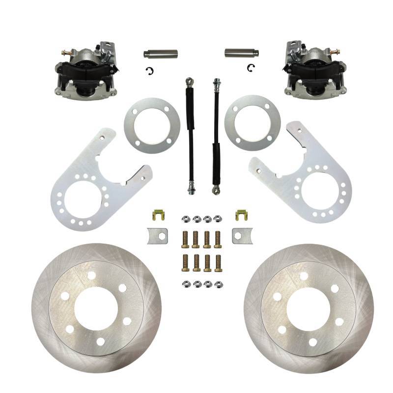 Leed Brakes RC6006 Rear Disc Brake Conversion Kit for GM K1500 1988-1998 with 11.65-Inch Iron Rotors and Single Piston Calipers
