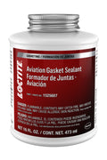 Loctite 1525607 Aviation Gasket Sealant, Silicone, 16 oz Brush Top Bottle