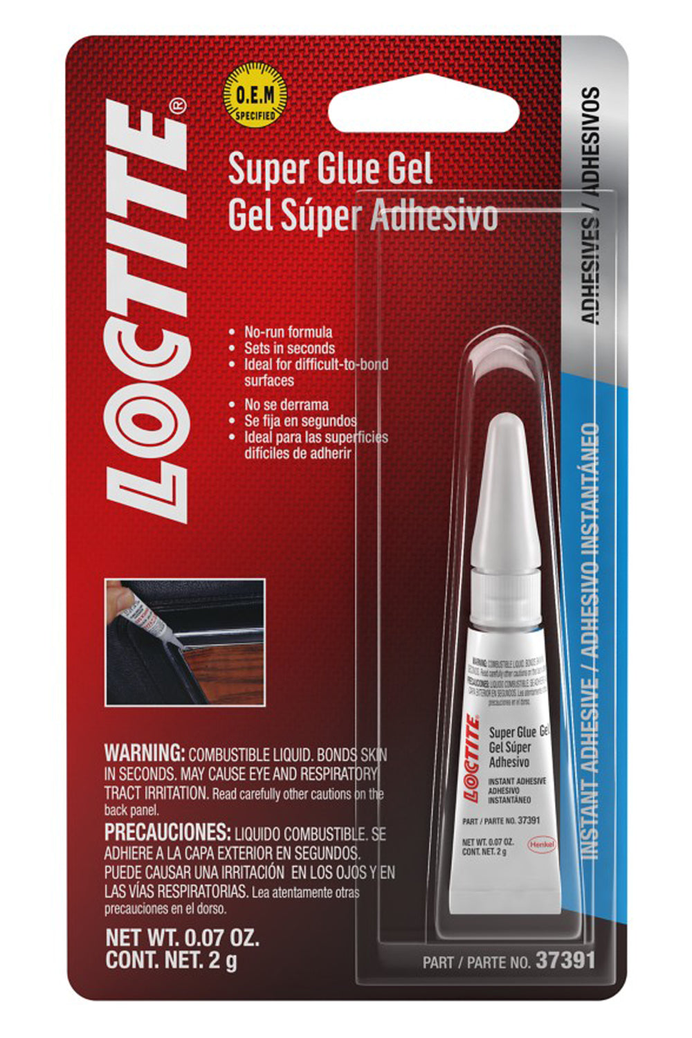 Loctite 483624 Quick Gel Super Glue 2g