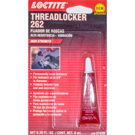 Loctite 487231 Red Threadlocker 262, 6 ml Tube