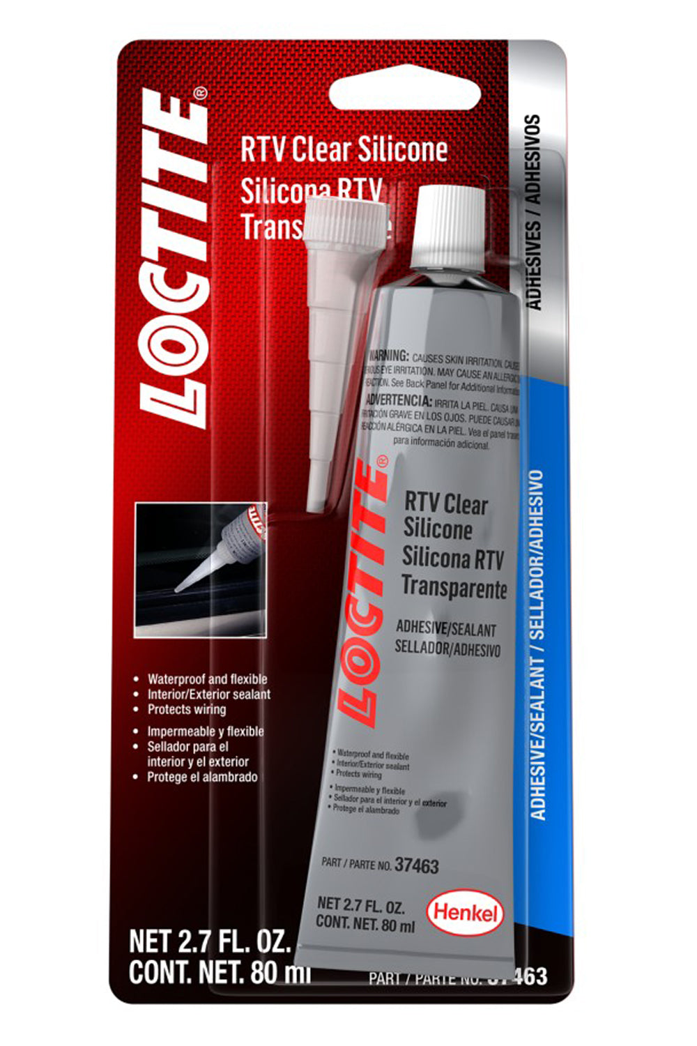 Loctite RTV Clear Silicone Adhesive 80ml / 2.7oz