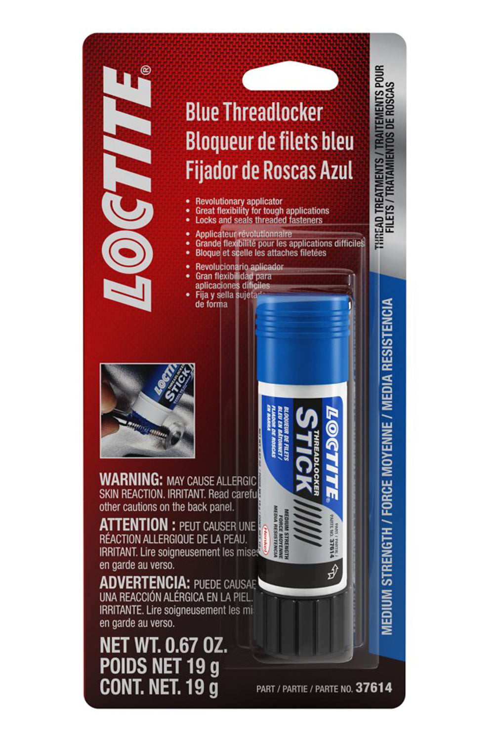 Loctite 504466 Blue Threadlocker Stick 19g