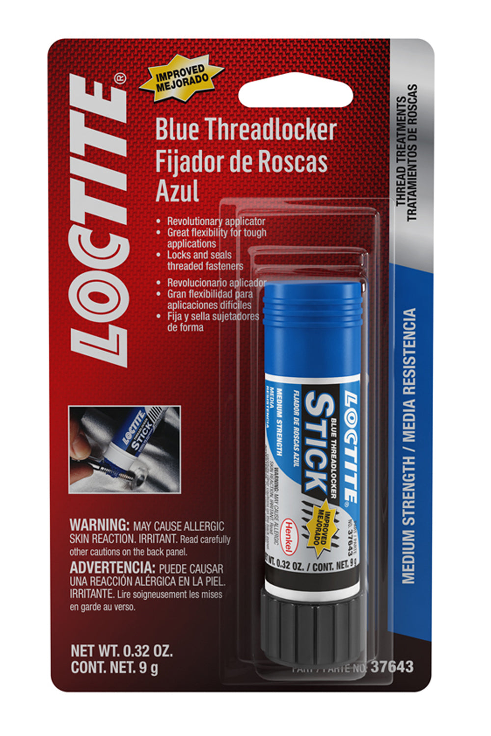 Loctite 506166 Threadlocker Blue Stick 9g / 0.30oz