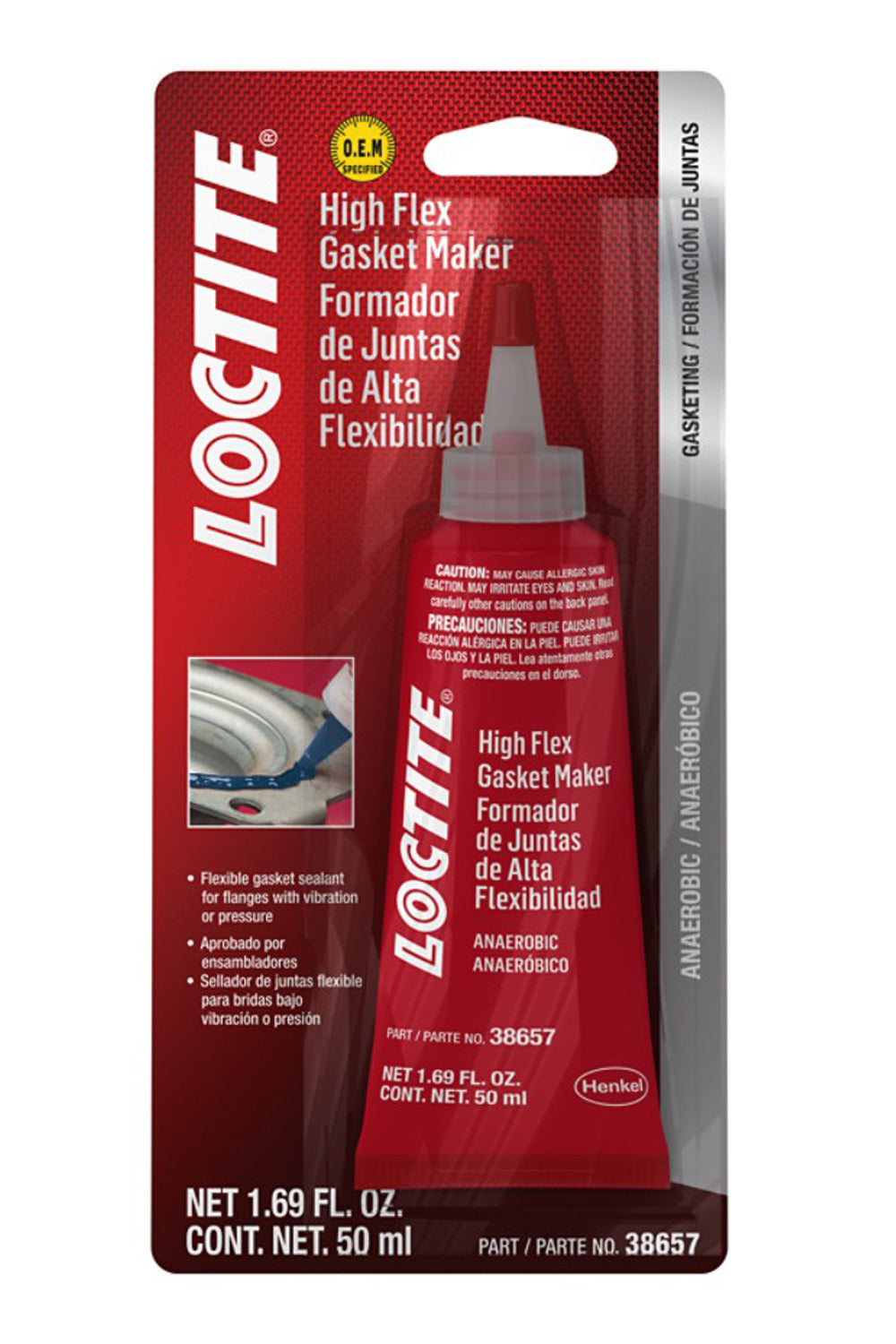 Loctite 555354 High Flex Gasket Maker Silicone Sealant 50ml