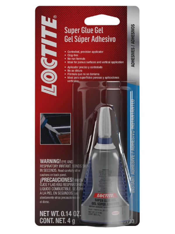 Loctite 636095 Quicktite Super Glue Gel 4g - Fast Bonding Adhesive for Small Repairs