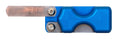LSM Racing Products FH-200BL Dual Feeler Gauge Holder, Aluminum, Blue Anodized
