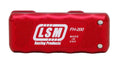 LSM Racing Products FH-200R Dual Aluminum Feeler Gauge Holder in Red Anodized Finish