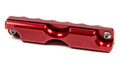 LSM Racing Products FH-500R Dual Aluminum Feeler Gauge Handle, Red Anodized