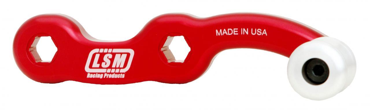 LSM Racing Products SH-60 Valve Spring Compressor Handle, 6 Inch Length, Aluminum, Red Anodized