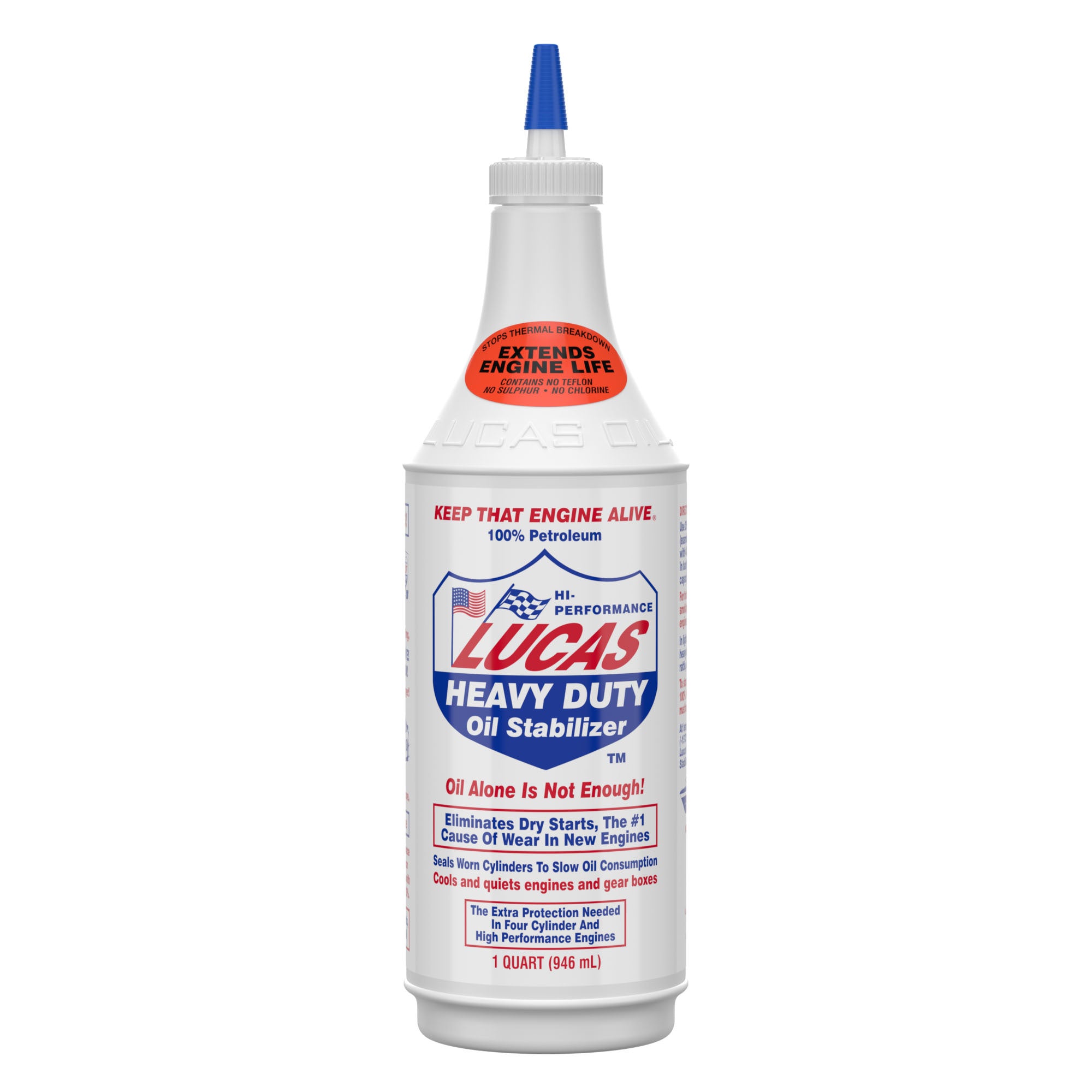 Lucas Oil Heavy Duty Oil Stabilizer 1 Quart Conventional Motor Oil Additive
