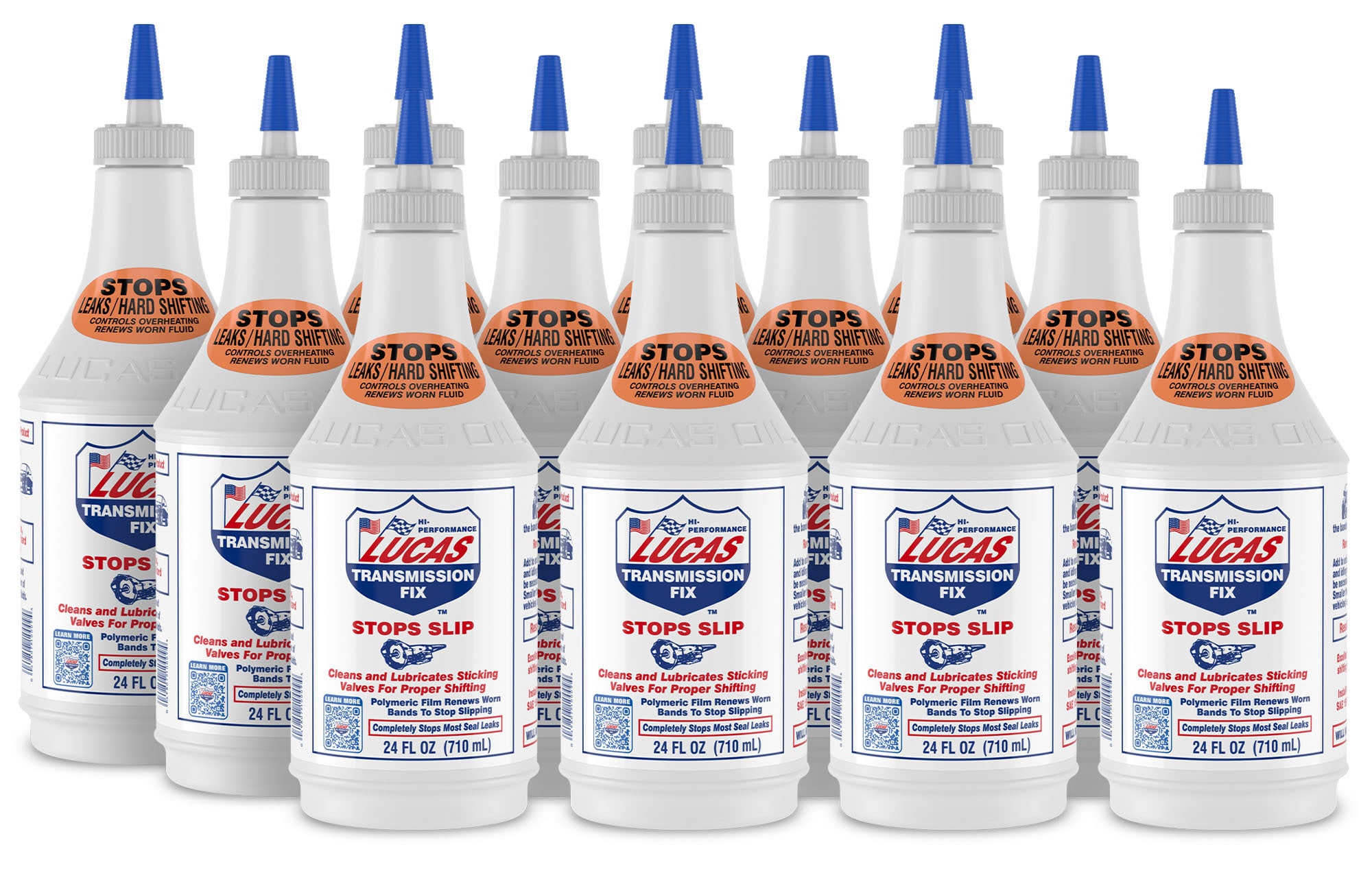 Lucas Oil Transmission Fix 10009 - 24 oz Bottle, Set of 12