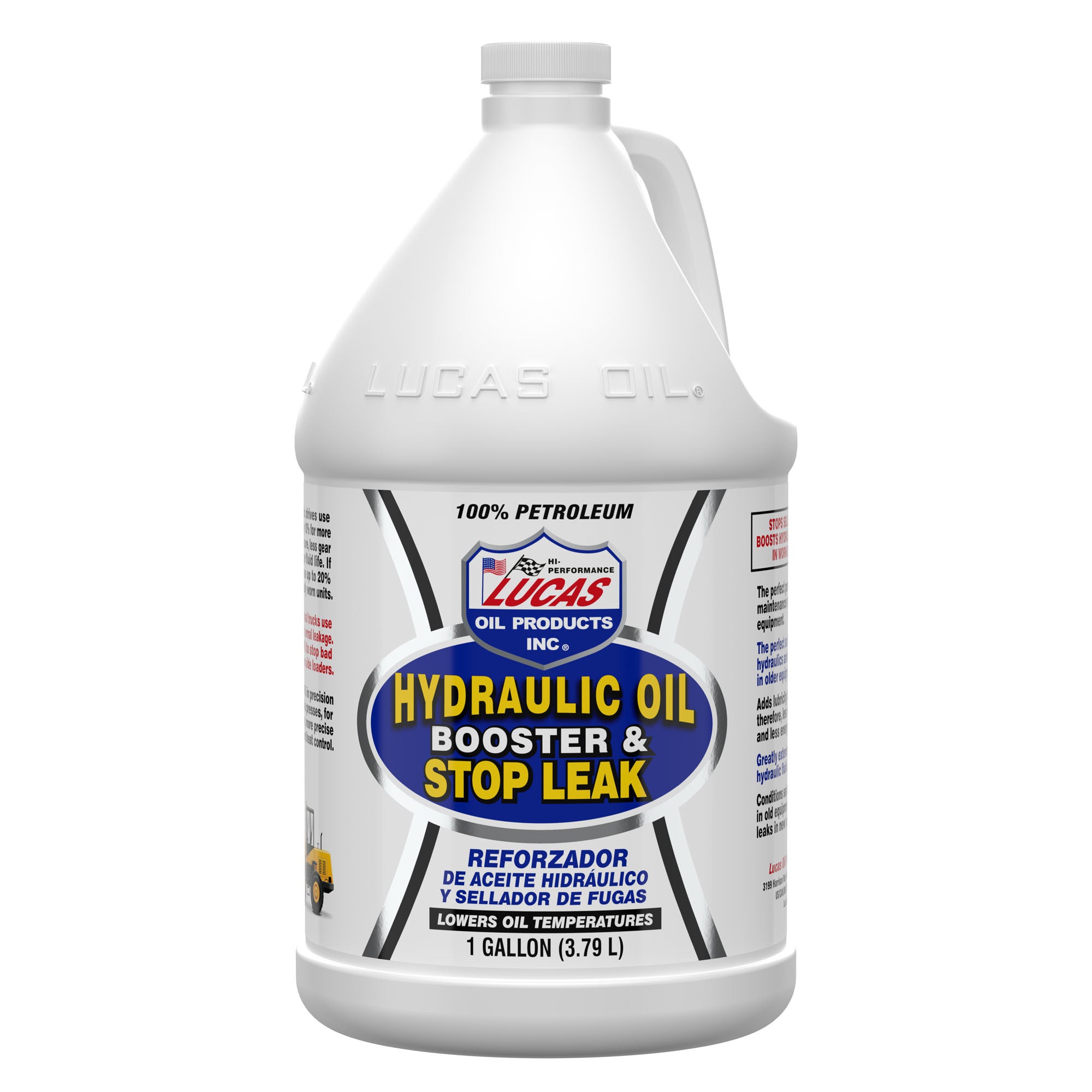 Lucas Oil Hydraulic Oil Additive LUC10018 1-Gallon Booster and Stop Leak