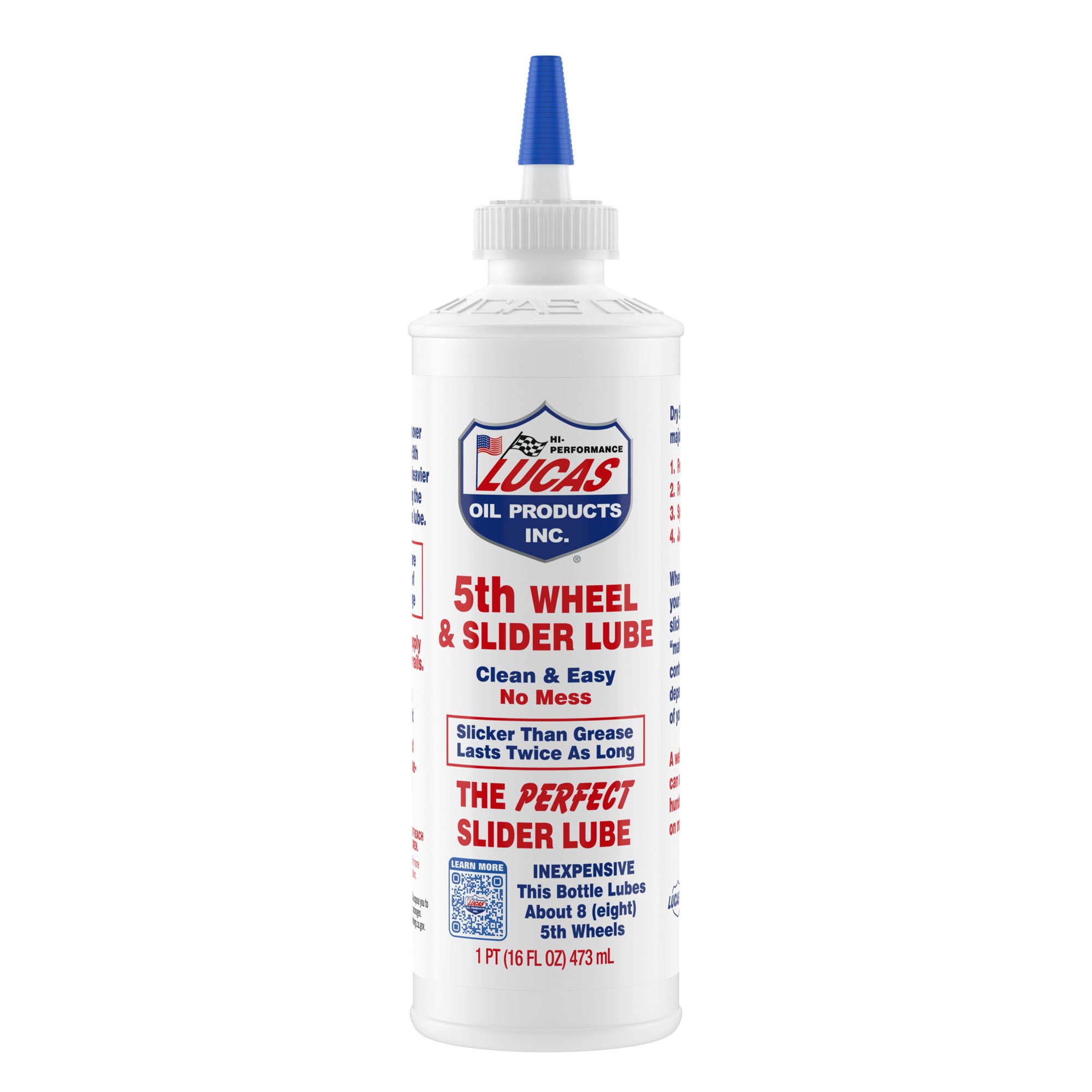 Lucas Oil 10030 5th Wheel Lube and Slider Lubricant, 1 Pint