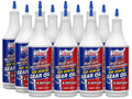 Lucas Oil 10043 Heavy Duty 80W90 Gear Oil with Limited Slip Additive, 1 Quart Bottles, Case of 12