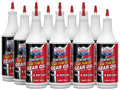Lucas Oil 10047 Synthetic 75W90 Gear Oil with Limited Slip Additive – 1 Quart Bottle, Set of 12