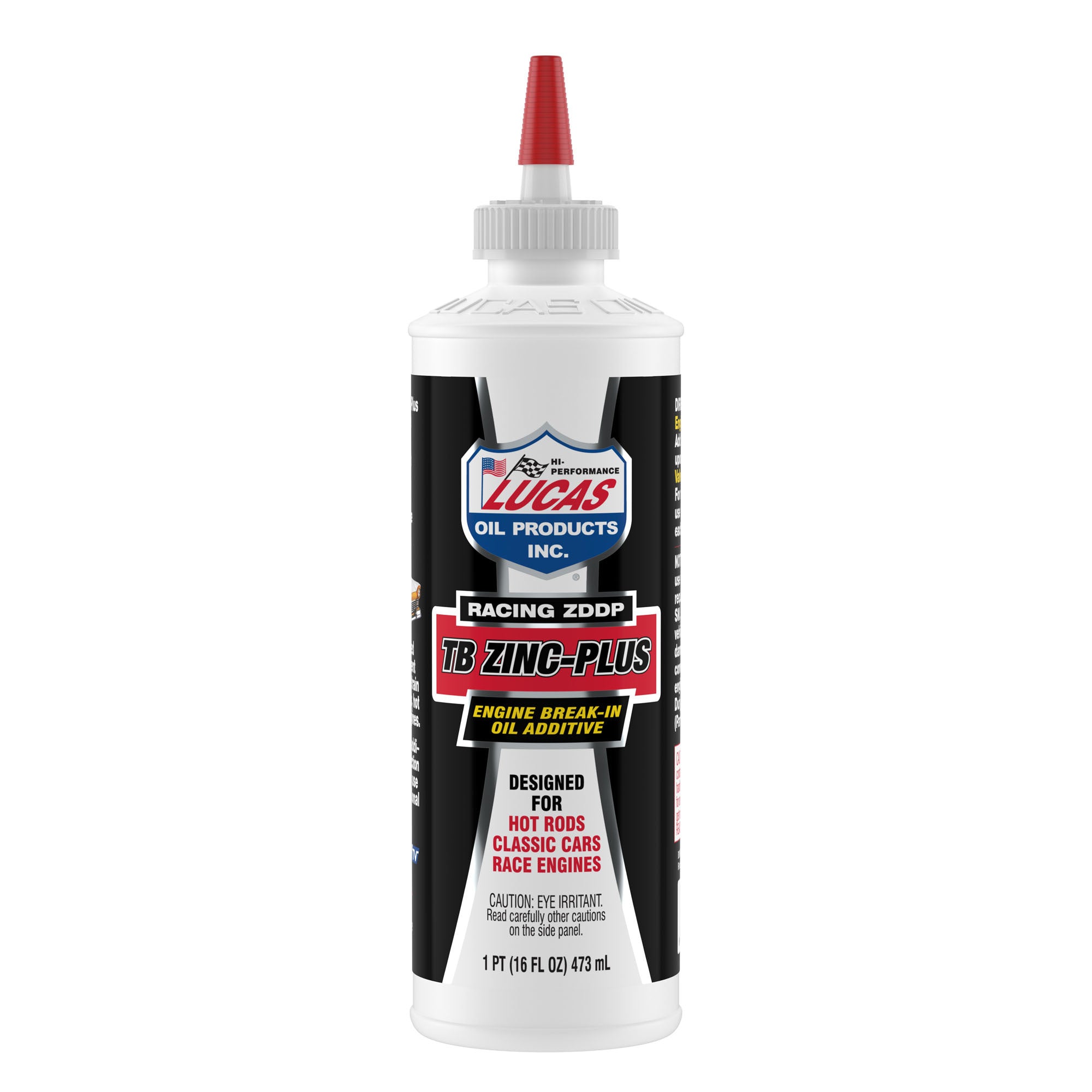 LUCAS Oil LUC10063 Break-In Oil Additive with Zinc, 16 oz Squeeze Bottle