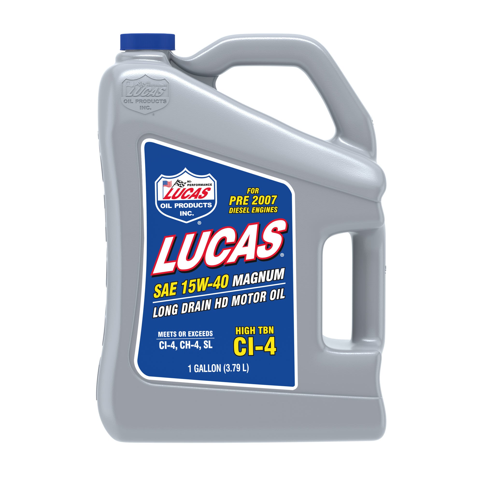 Lucas Oil 10076 15W-40 Motor Oil, Conventional, 1-Gallon Jug