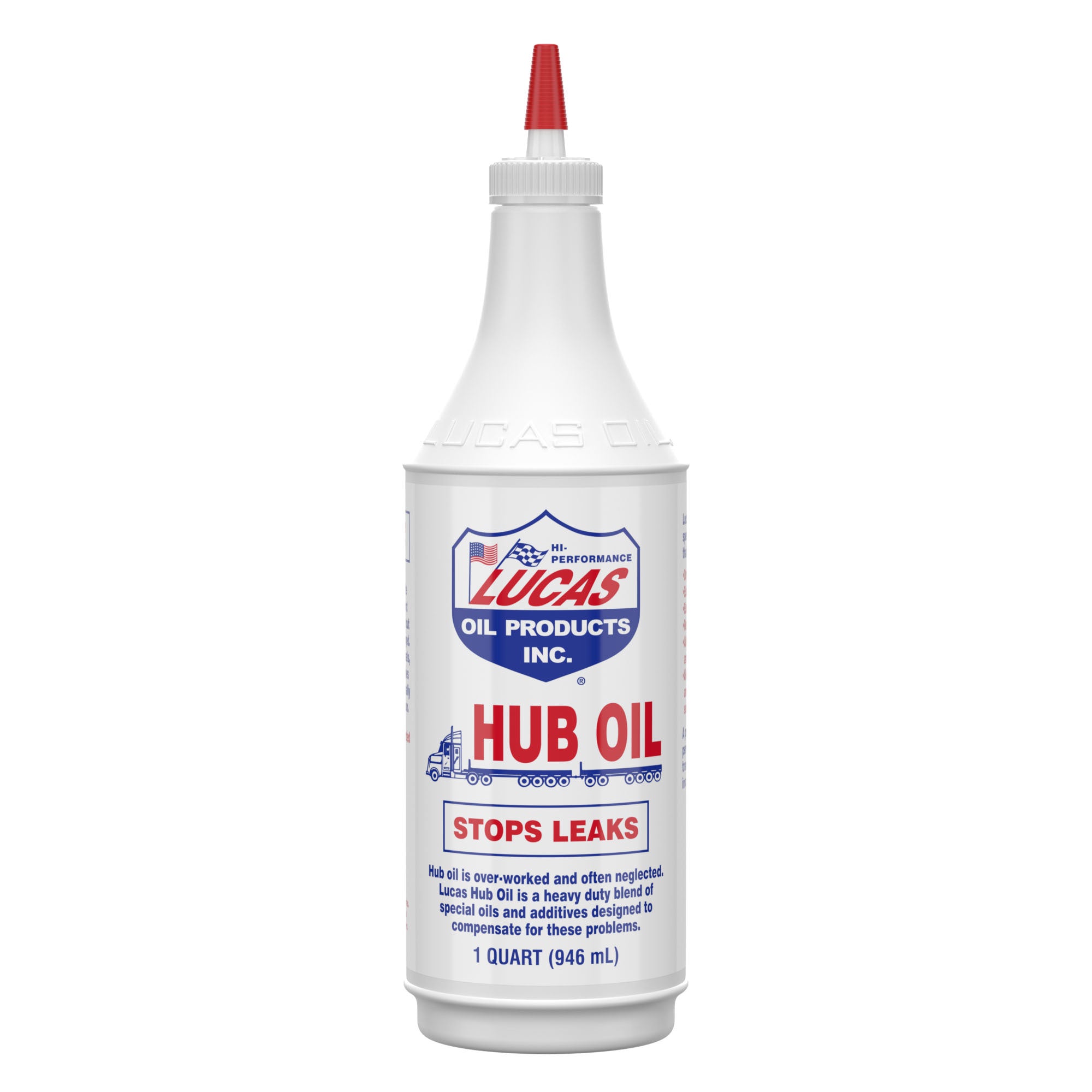 Lucas Oil LUC10088 Hub Oil 32 Ounce Conventional Gear and Hub Oil for Steering Axles and Trailer Hubs