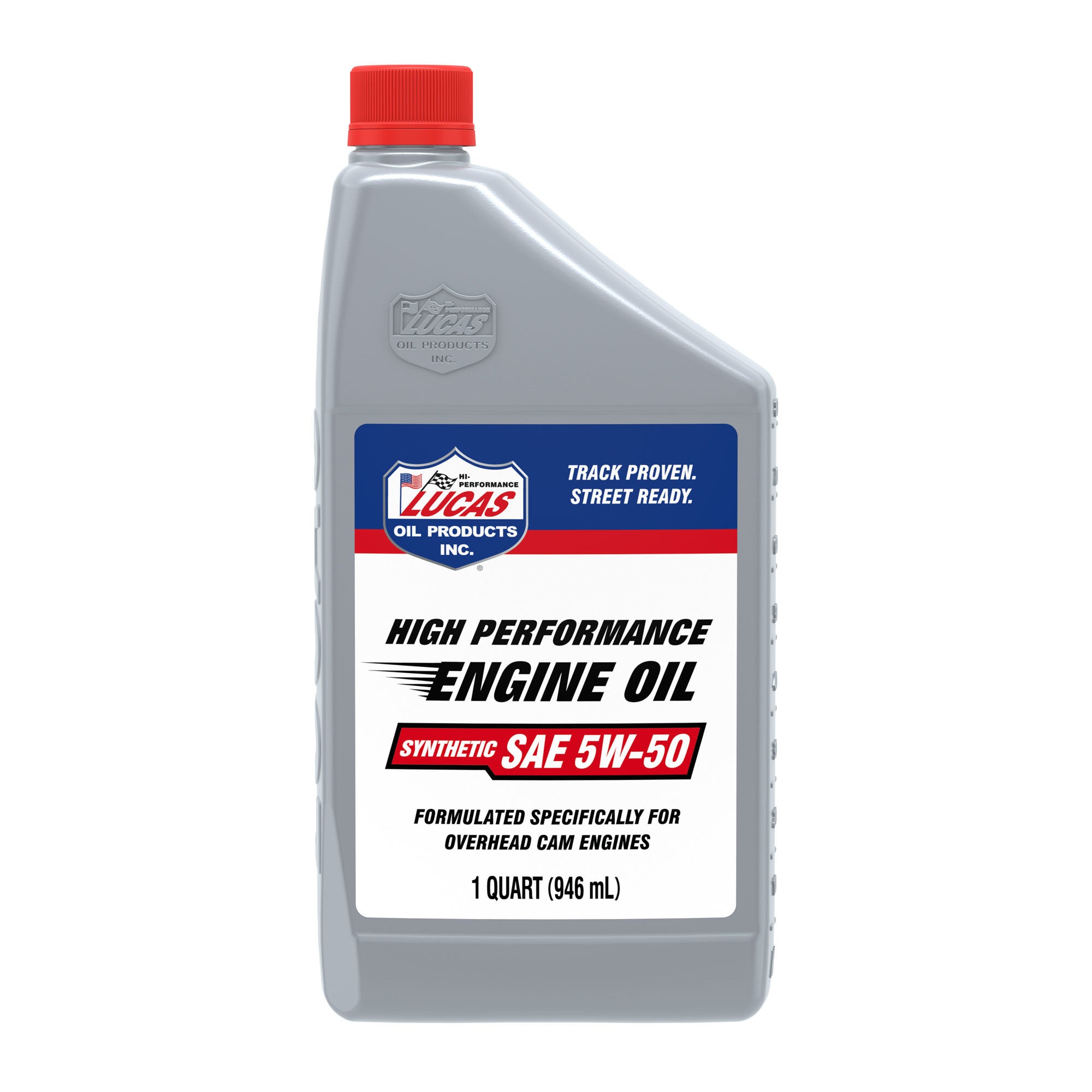 Lucas Oil Synthetic SAE 5W50 Motor Oil – 1 Quart Bottle