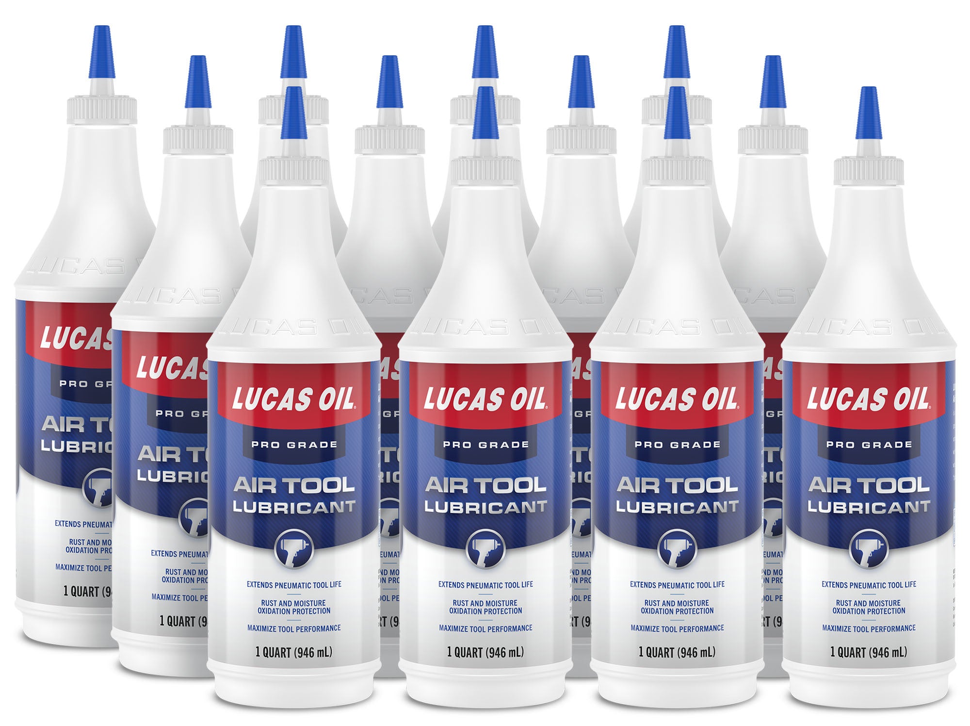 Lucas Oil 10200 Air Tool Lubricant 12 Quart Set