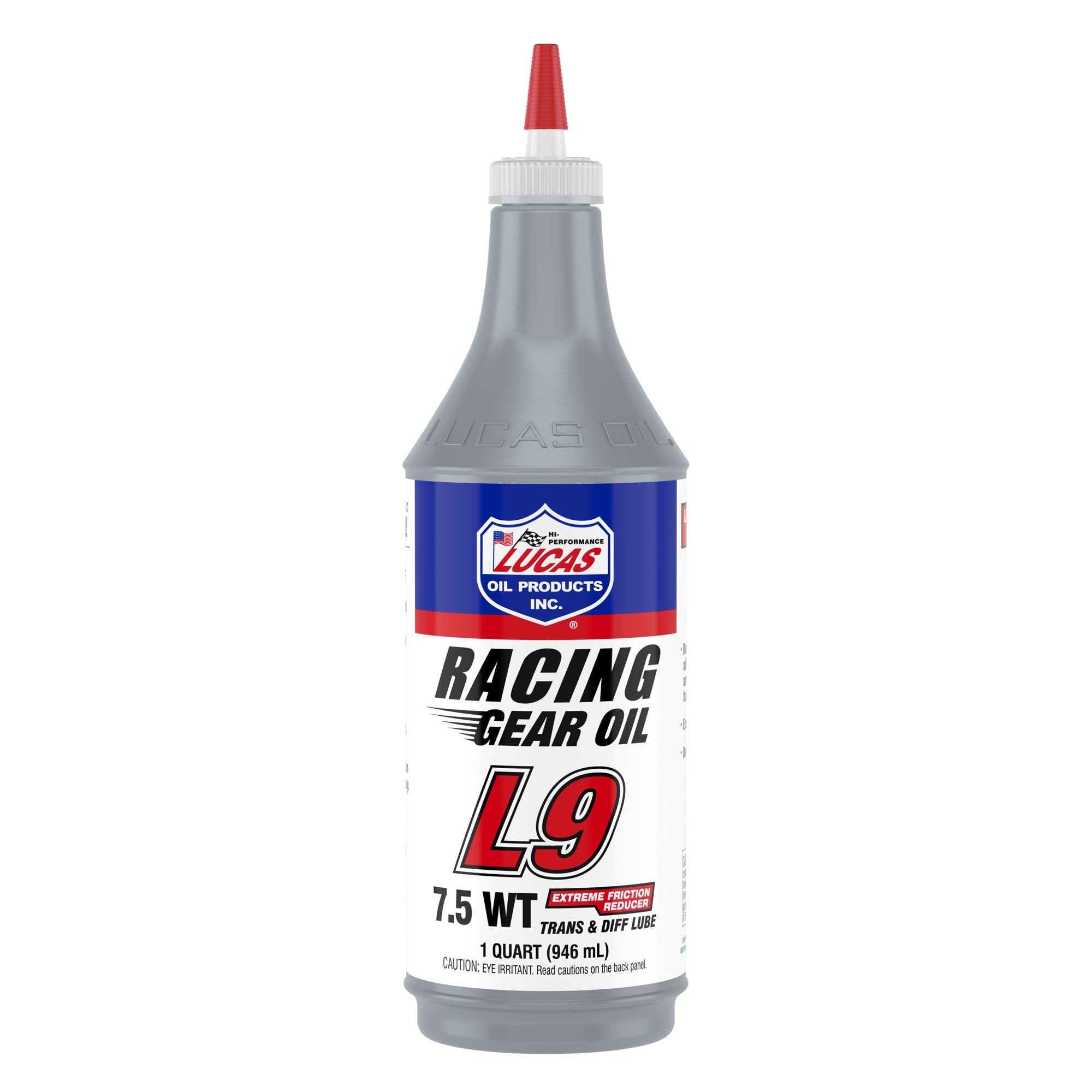 Lucas Oil Synthetic L9 Racing Gear Oil 7.5W with Limited Slip Additive, 1 Quart