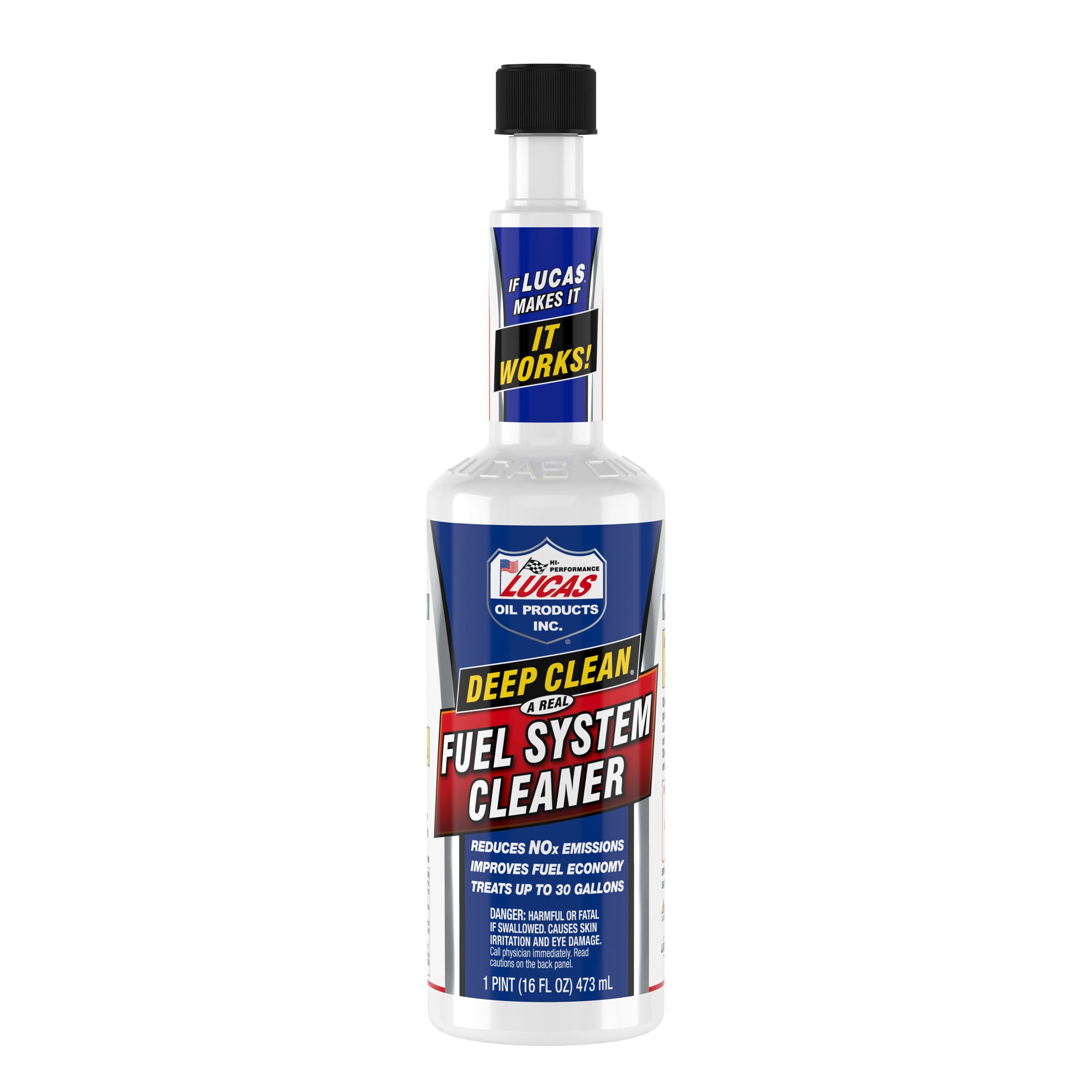 Lucas Oil Deep Clean Fuel System Cleaner 16 Ounce Bottle