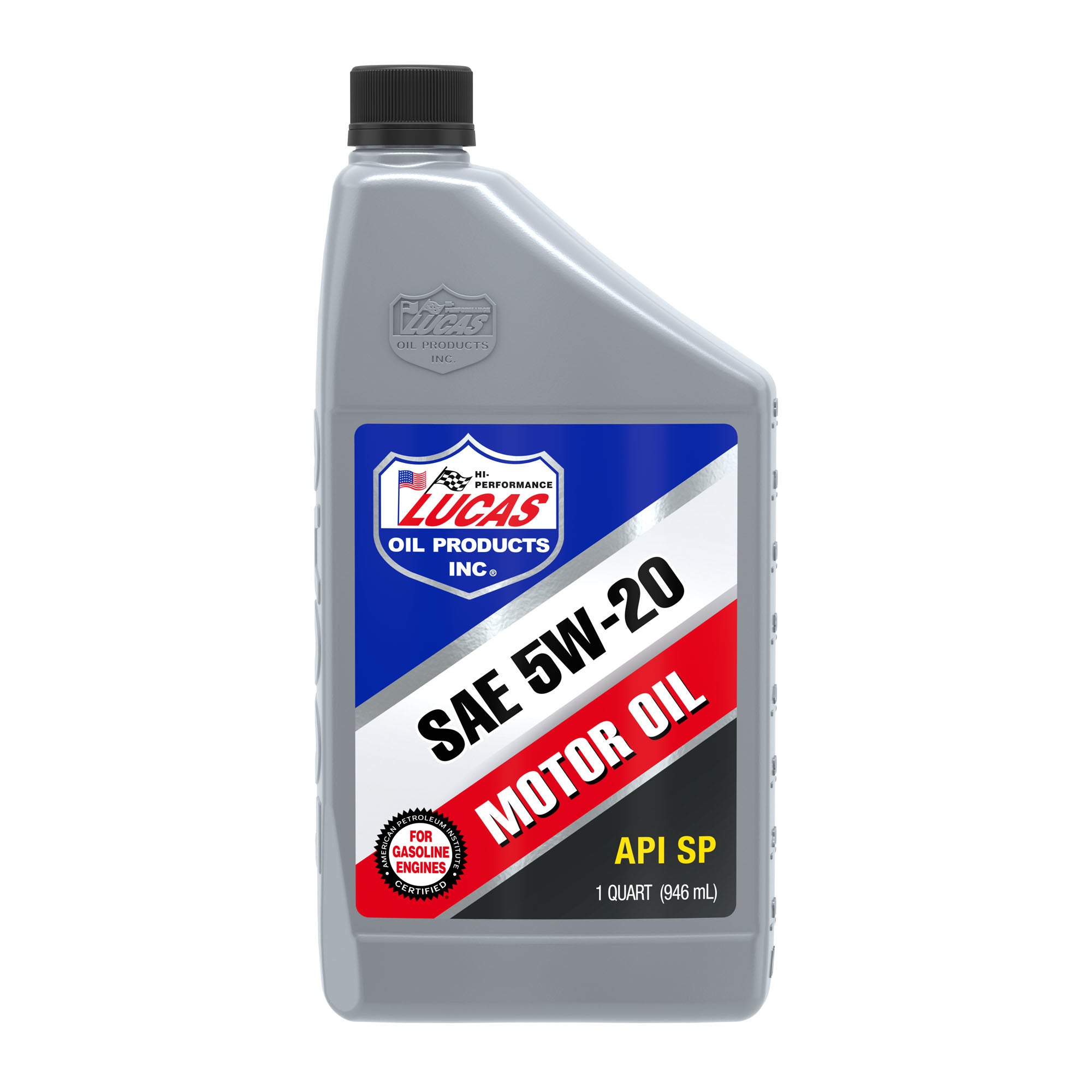 Lucas Oil SAE 5W20 Motor Oil, Conventional, 1 Quart Bottle