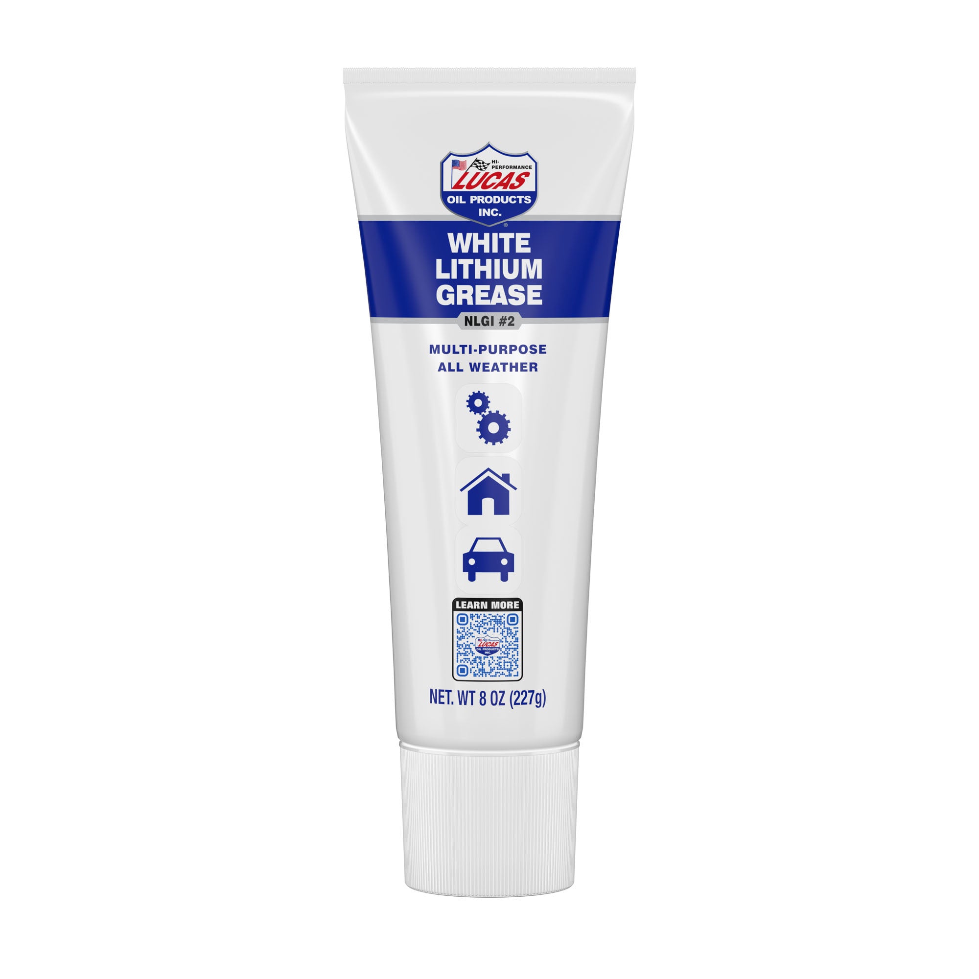 Lucas Oil White Lithium Grease 8 oz Tube