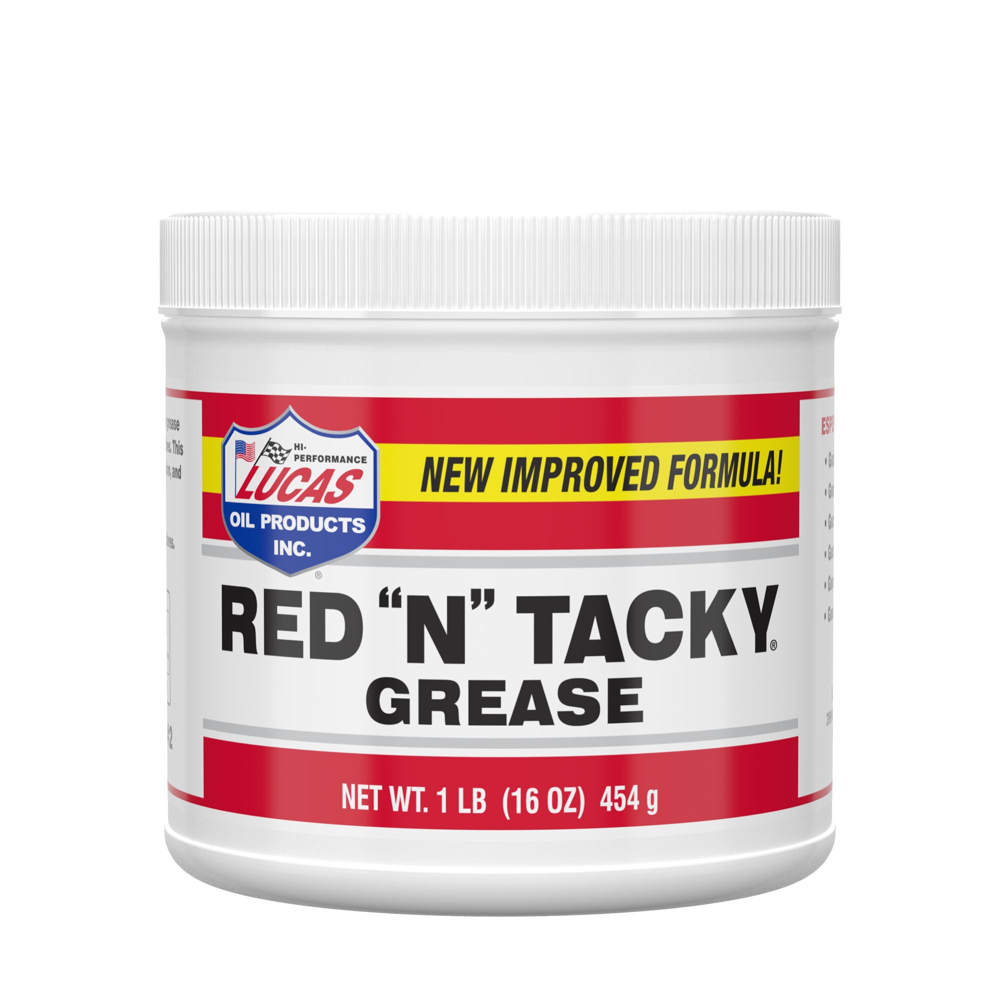 Lucas Oil Red N Tacky Grease 1 lb Tub