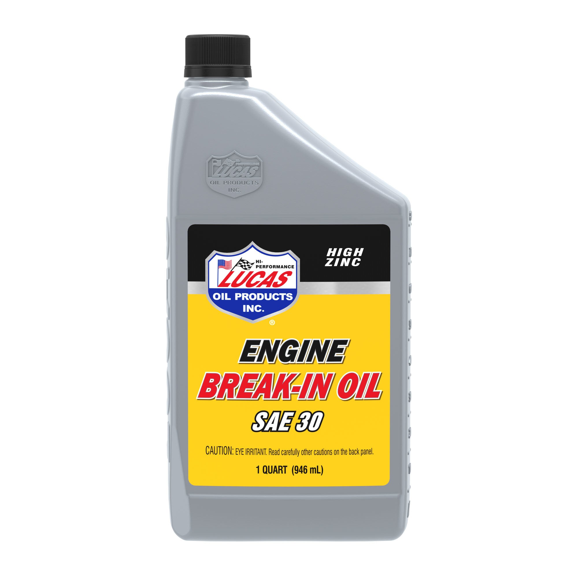 Lucas Oil Petroleum Break-In Oil 30W, High Zinc, Conventional Motor Oil, 1 Quart Bottle