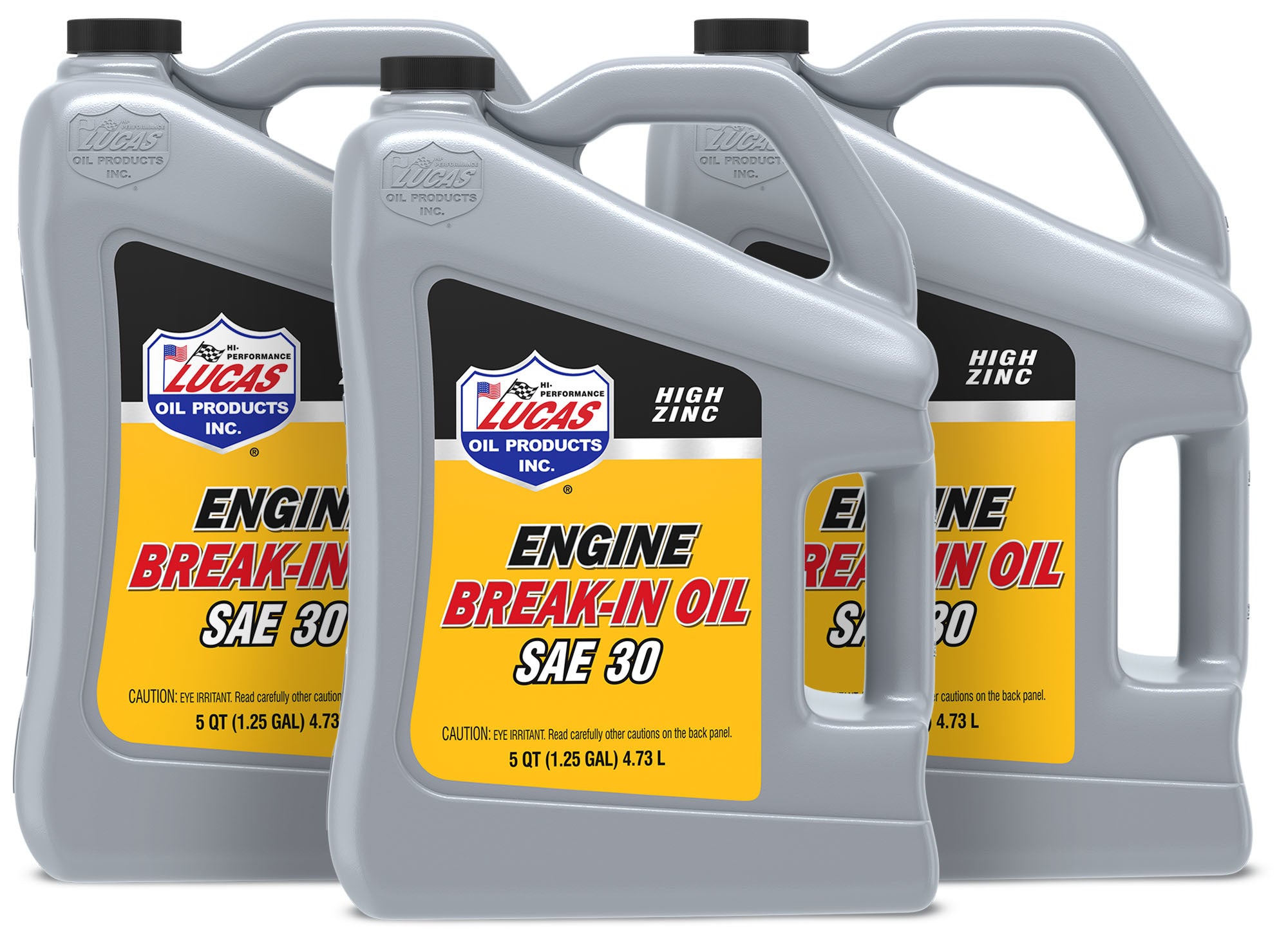 Lucas Oil SAE 30 Break-In Oil, 5 Quart Bottles, Set of 3