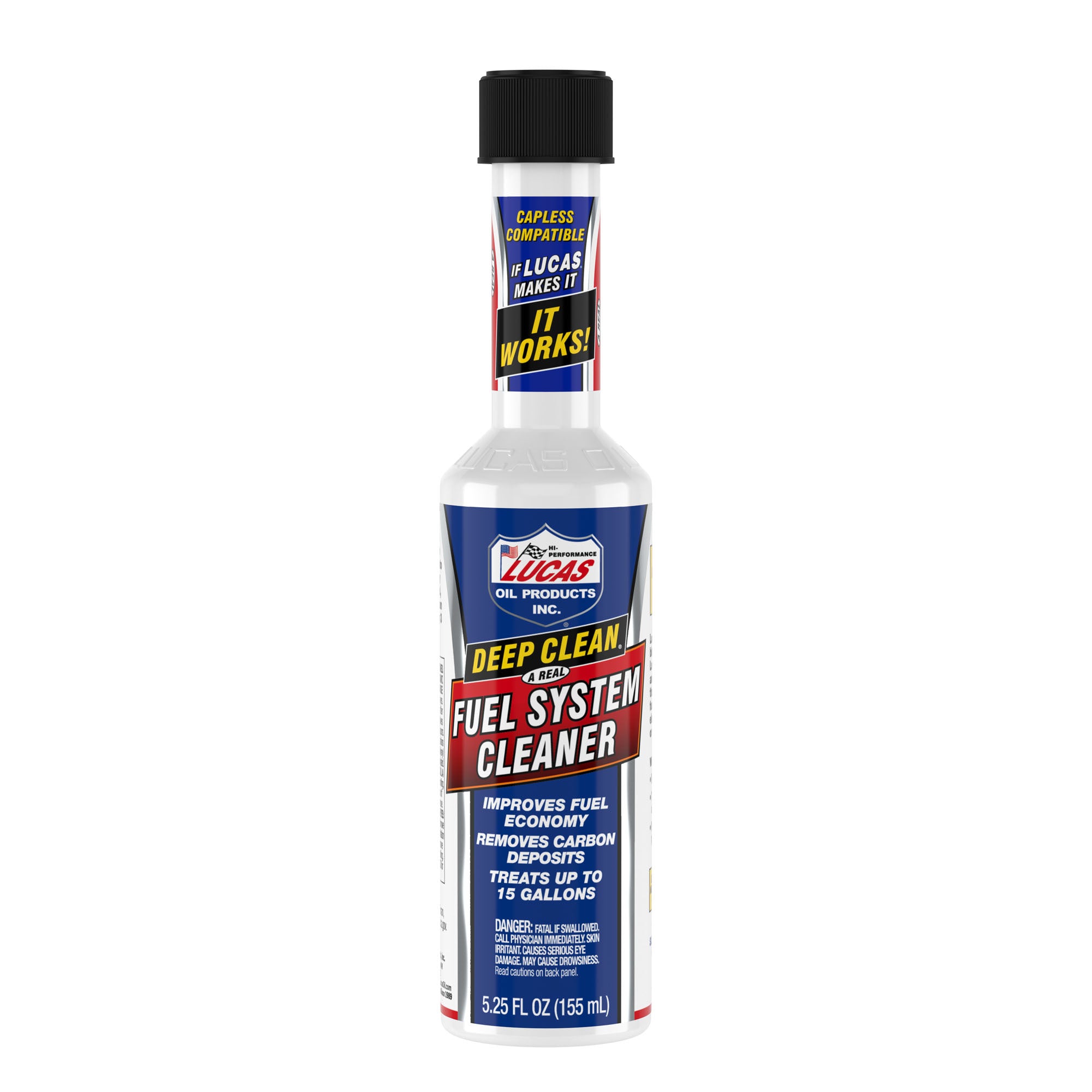 Lucas Oil Deep Clean Fuel System Cleaner 5.25 oz Bottle