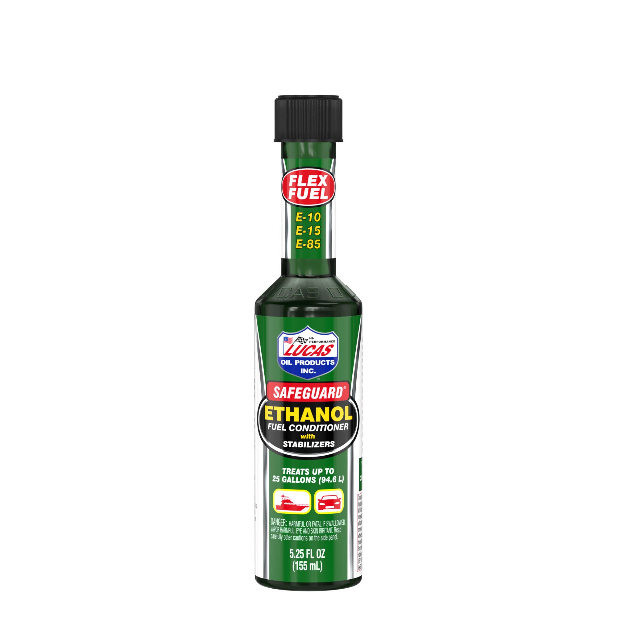 Lucas Oil Safeguard Ethanol Fuel Stabilizer 5.25 oz Bottle