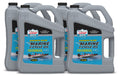Lucas Oil 10861 Marine 2-Cycle Synthetic Blend Oil 1-Gallon Jug Set of 4