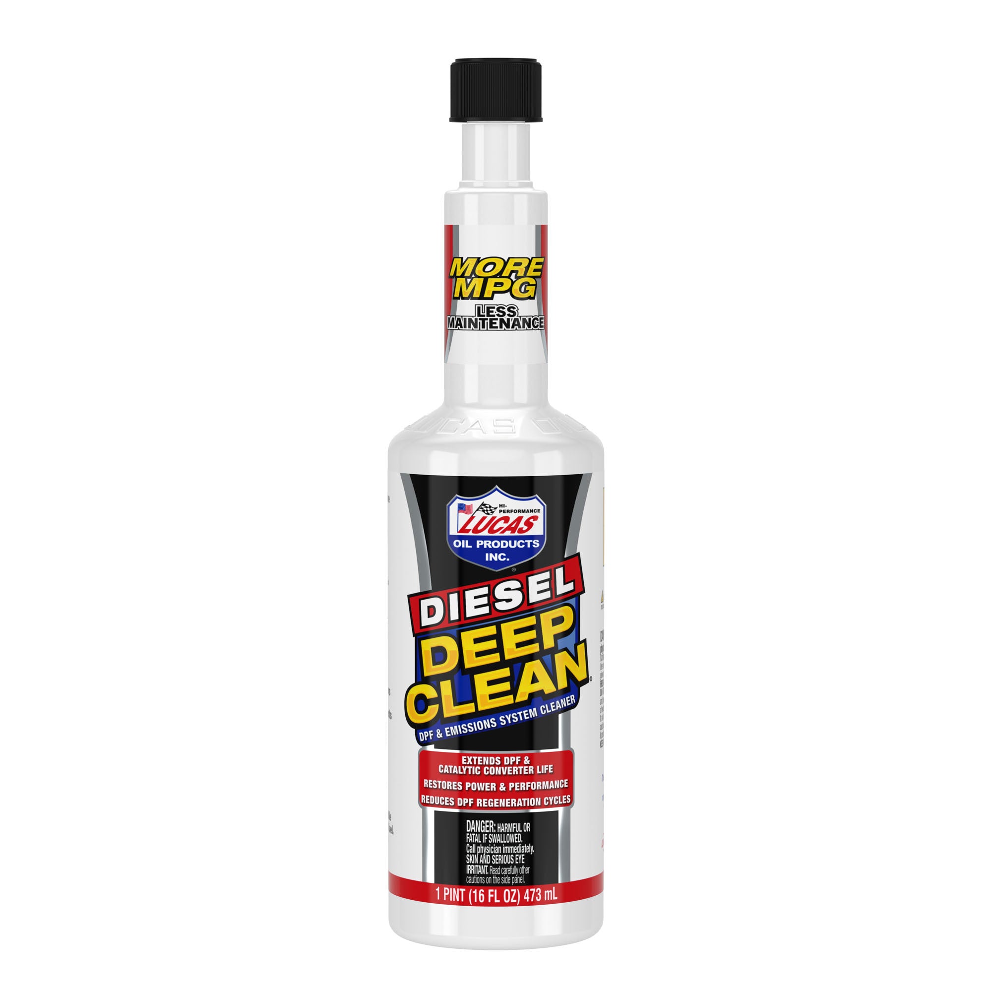 Lucas Oil Diesel Deep Clean Fuel Additive 16 oz - DPF Cleaner for Diesel Engines