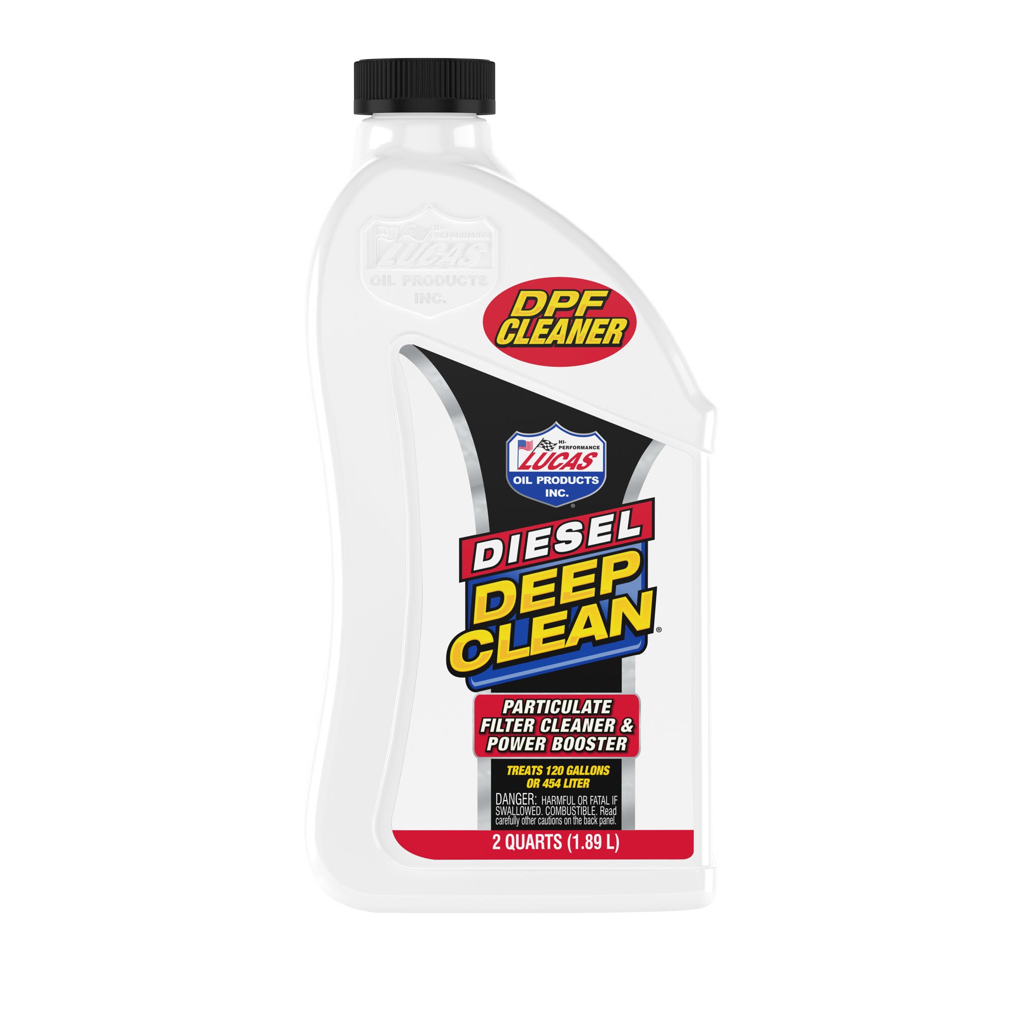 Lucas Oil Diesel Deep Clean Fuel Additive 64 oz - DPF Cleaner for Diesel Engines