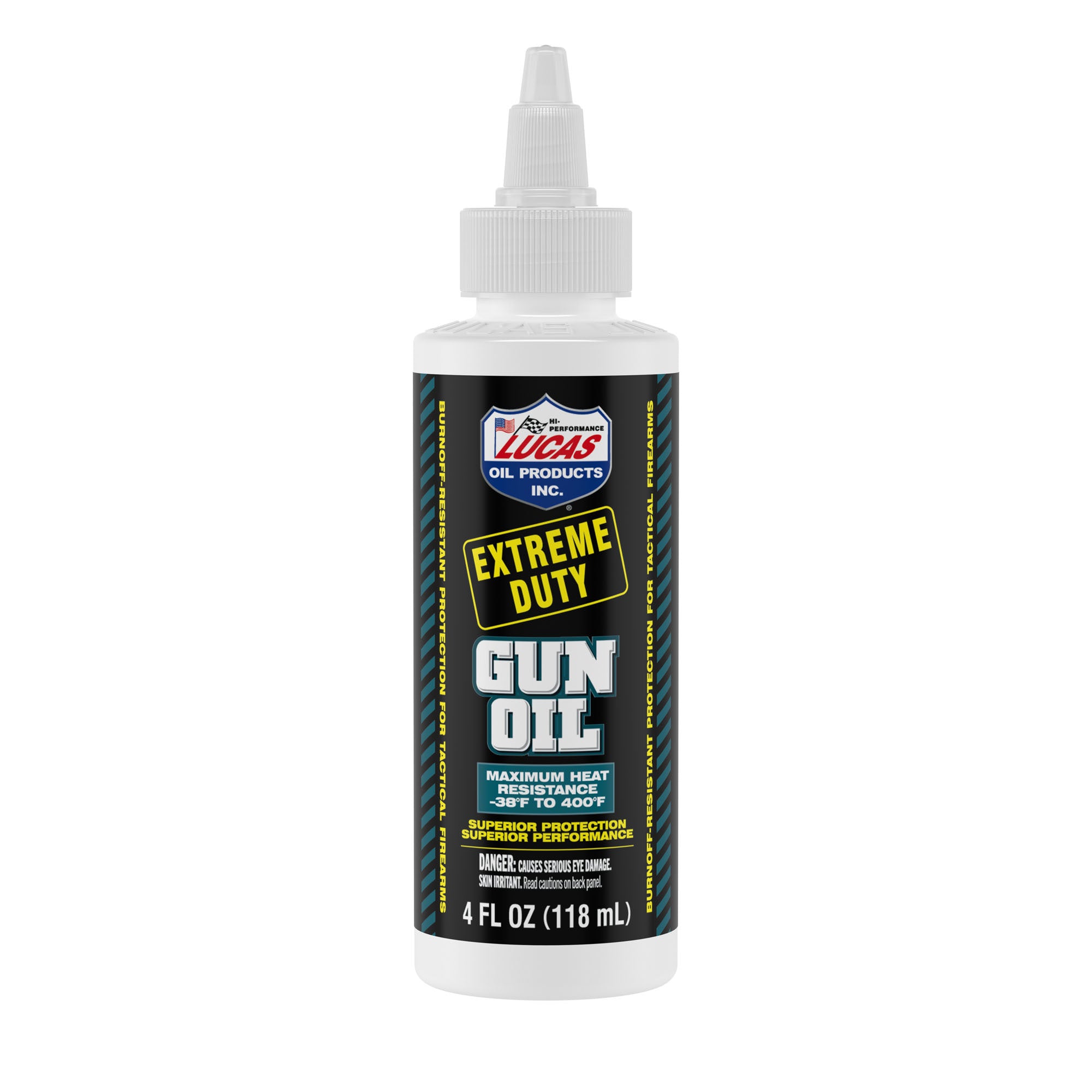 Lucas Oil Extreme Duty Gun Oil 4 Ounce - Conventional Lubricant for Firearms and Equipment