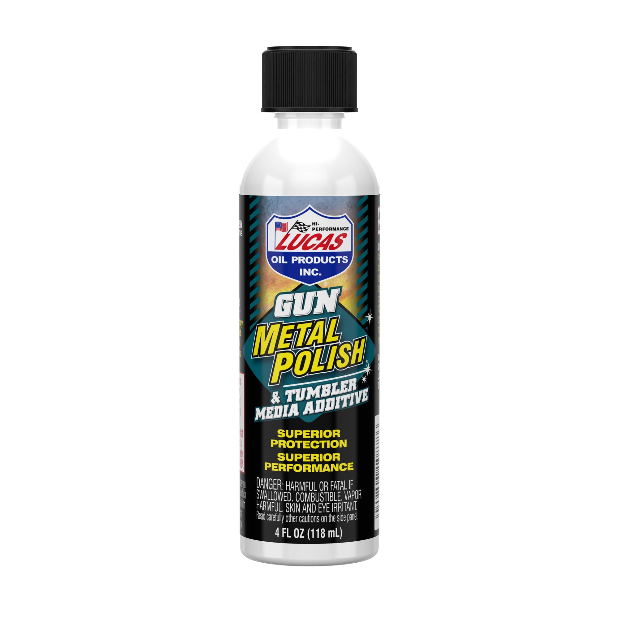 Lucas Oil Gun Metal Polish 4 oz Bottle