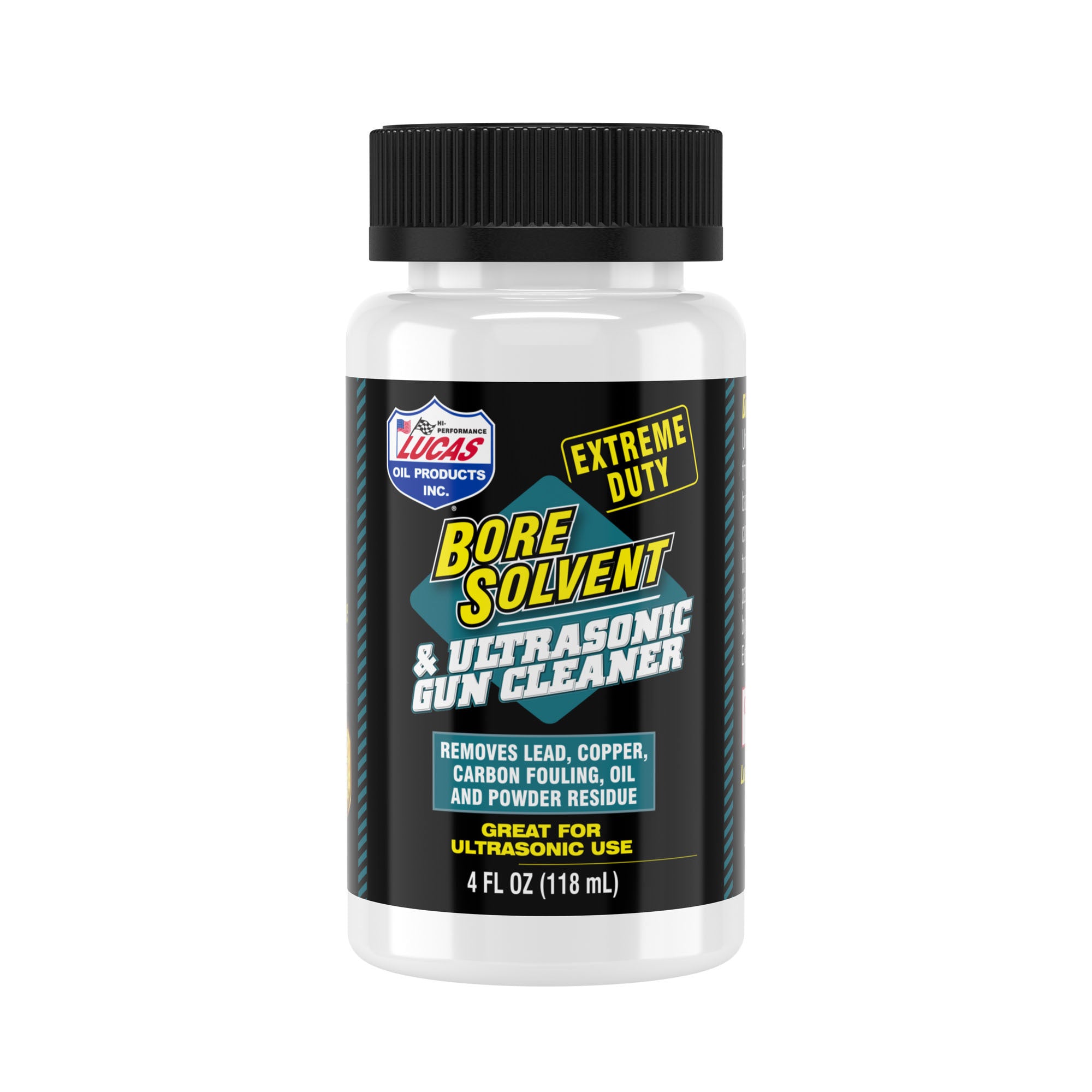 Lucas Oil LUC10907 Extreme Duty Bore Solvent and Ultrasonic Gun Cleaner 4 oz Bottle