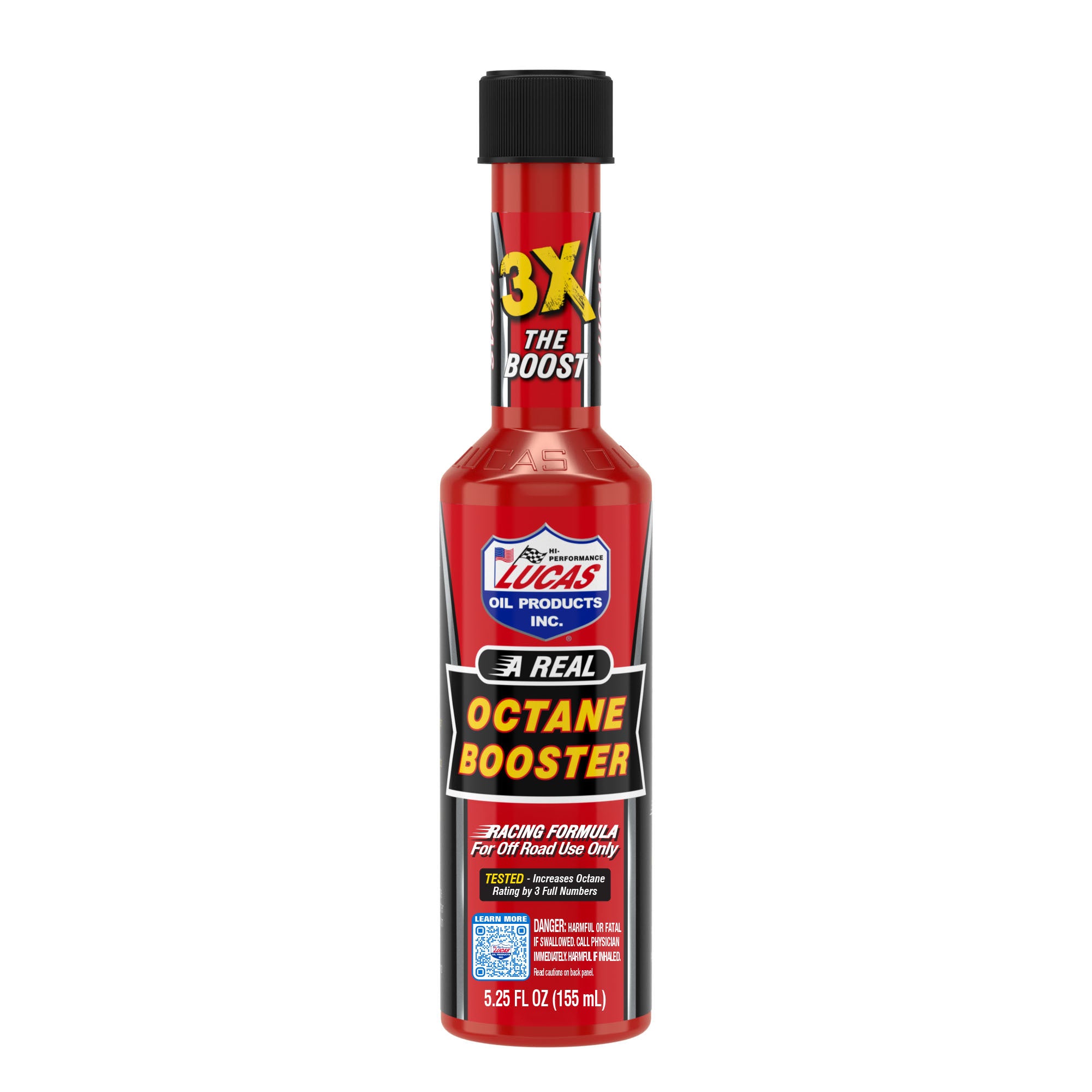 Lucas Oil LUC10930 Octane Booster 5.25 oz Bottle for Gasoline Engines