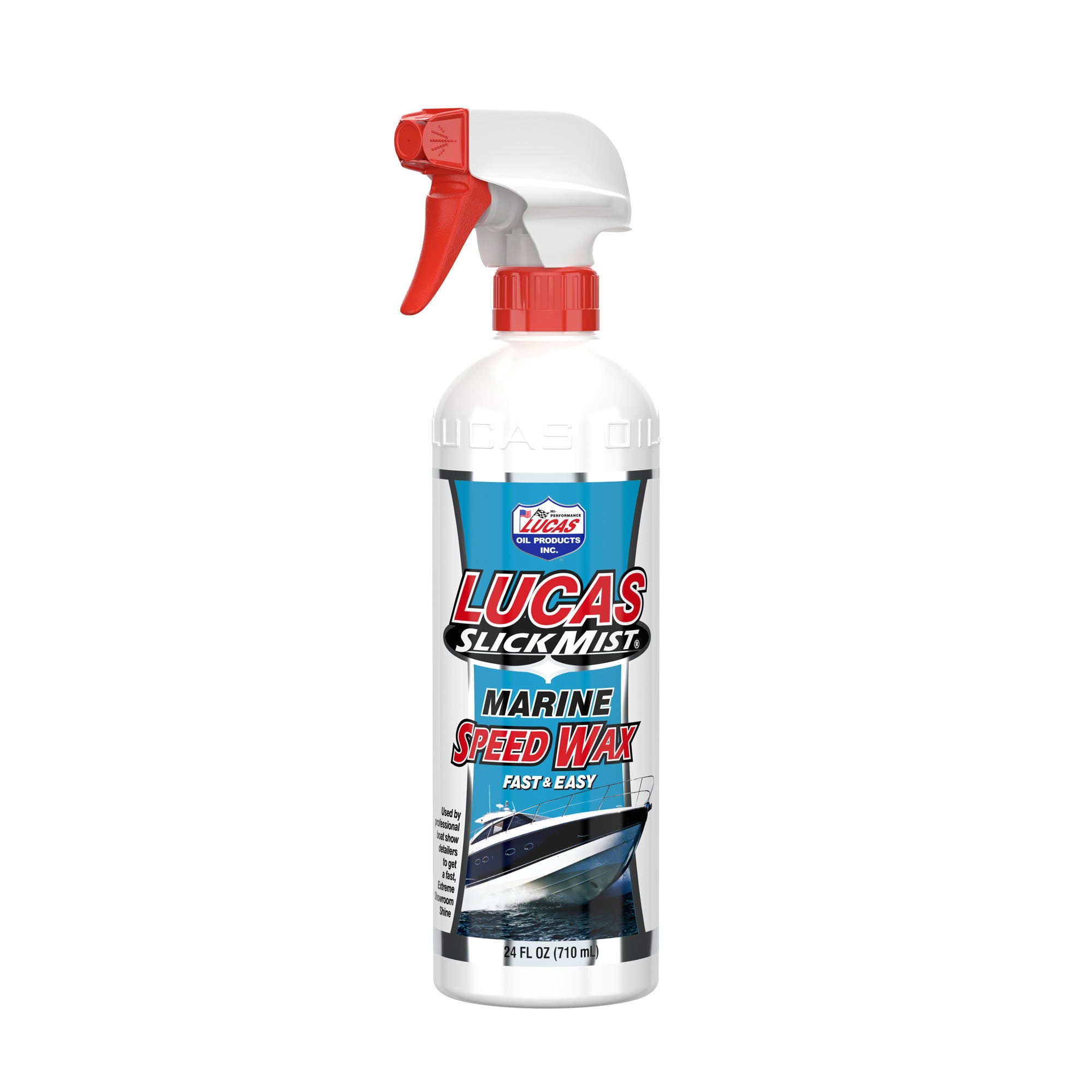Lucas Oil Slick Mist Marine Speed Wax 24 oz Spray Bottle