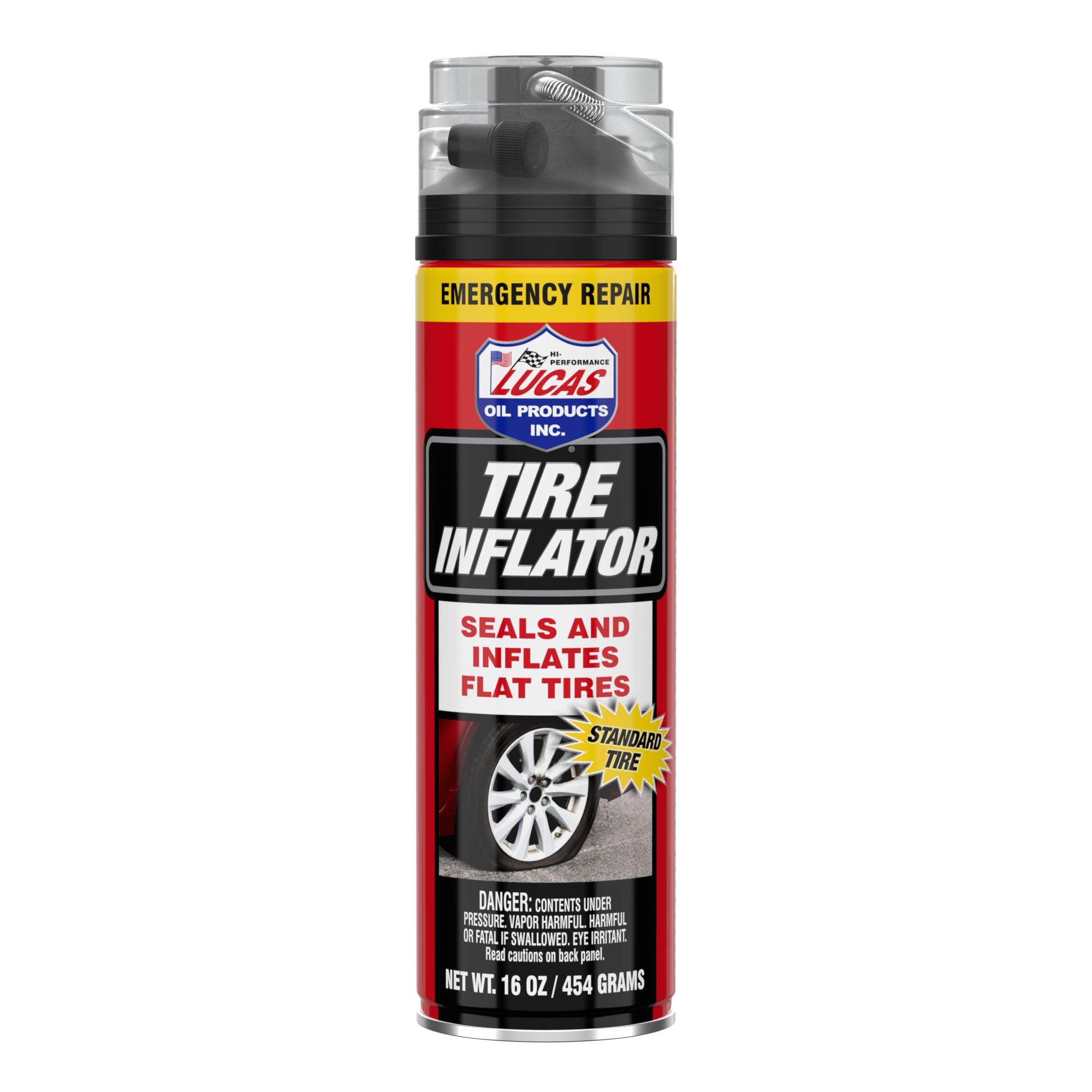 Lucas Oil Tire Inflator Aerosol Can 16 oz