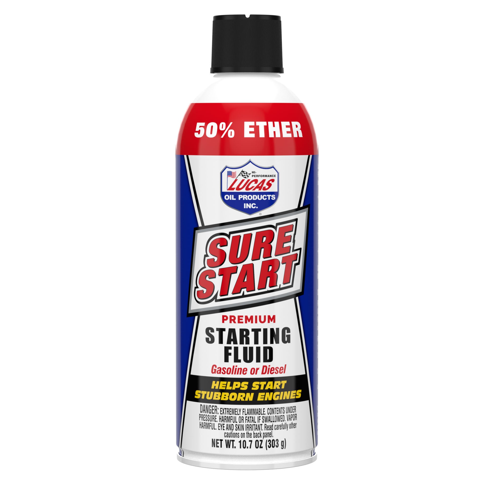 Lucas Oil Sure Start Starting Fluid 10.7 Ounce Aerosol for Gas and Diesel Engines