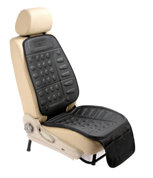 3D Maxpider 3153L-09 Black Polyester Seat Cover with Strap and Buckle Attachment