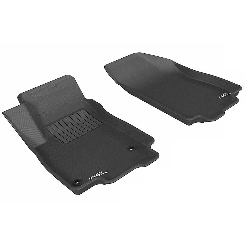 3D MAXPIDER L1BC01611509 Kagu Front Floor Liner for Chevy Trax 2014-2020, Black, Textured Plastic