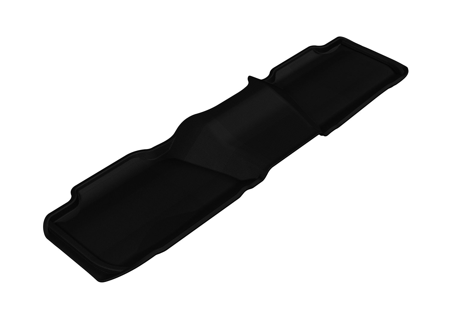 3D MAXPIDER L1CH05421509 Kagu Floor Liner for Second Row, Black Textured Plastic Suitable for GM Fullsize SUVs 2007-2014