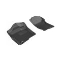 3D MAXPIDER L1CH05611509 Kagu Front Floor Liner for GM Silverado 1500 2014-2018, Black Textured Plastic