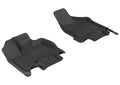 3D MAXPIDER L1DG01611509 Kagu Front Floor Liner for Dodge Grand Caravan 2008-2020, Black Textured Plastic